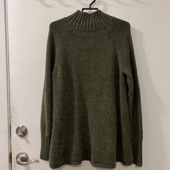 American Eagle Outfitters Olive Green Turtleneck Sweater - Picture 8 of 14